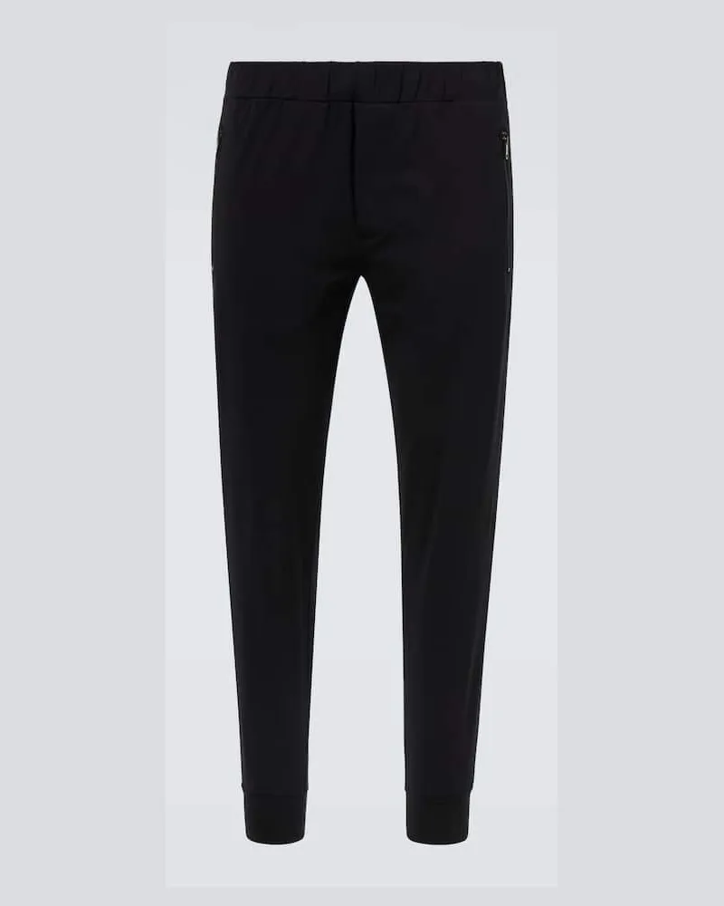 Prada Schmale Hose Schwarz