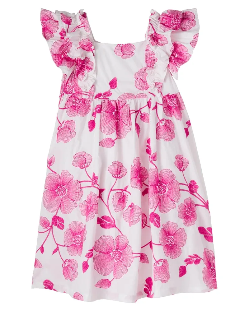 Tartine et Chocolat Kleid aus Baumwolle Rosa