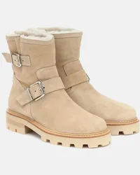 Jimmy Choo Ankle Boots Youth ll Beige