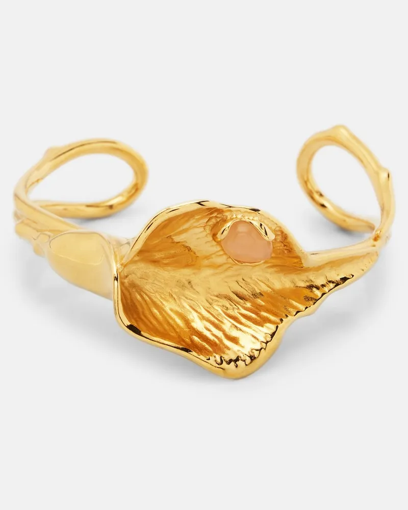 Chloé Chloé Armreif Chloé Flower Soul mit Rosenquarz Gold