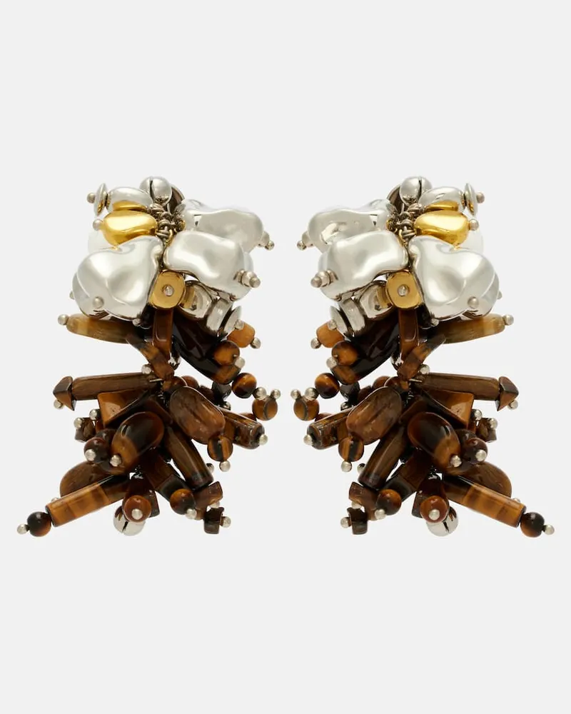 Dries van Noten Ohrringe Silber