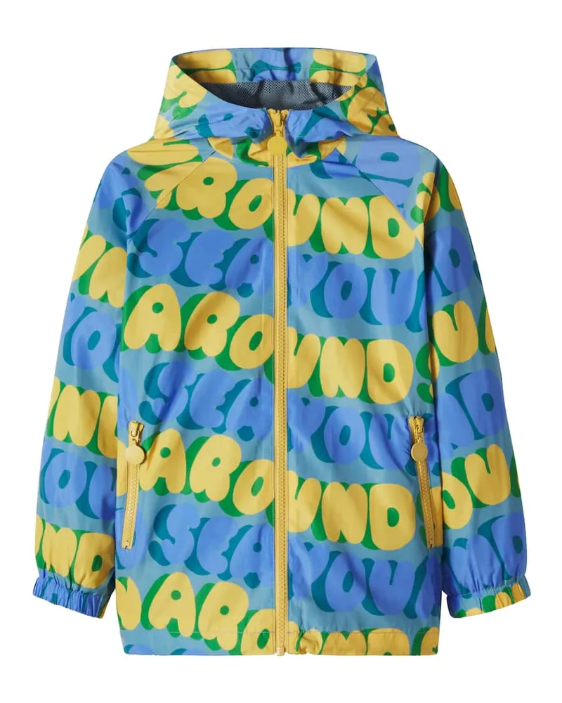 Stella McCartney Kids Bedruckte Jacke Blau