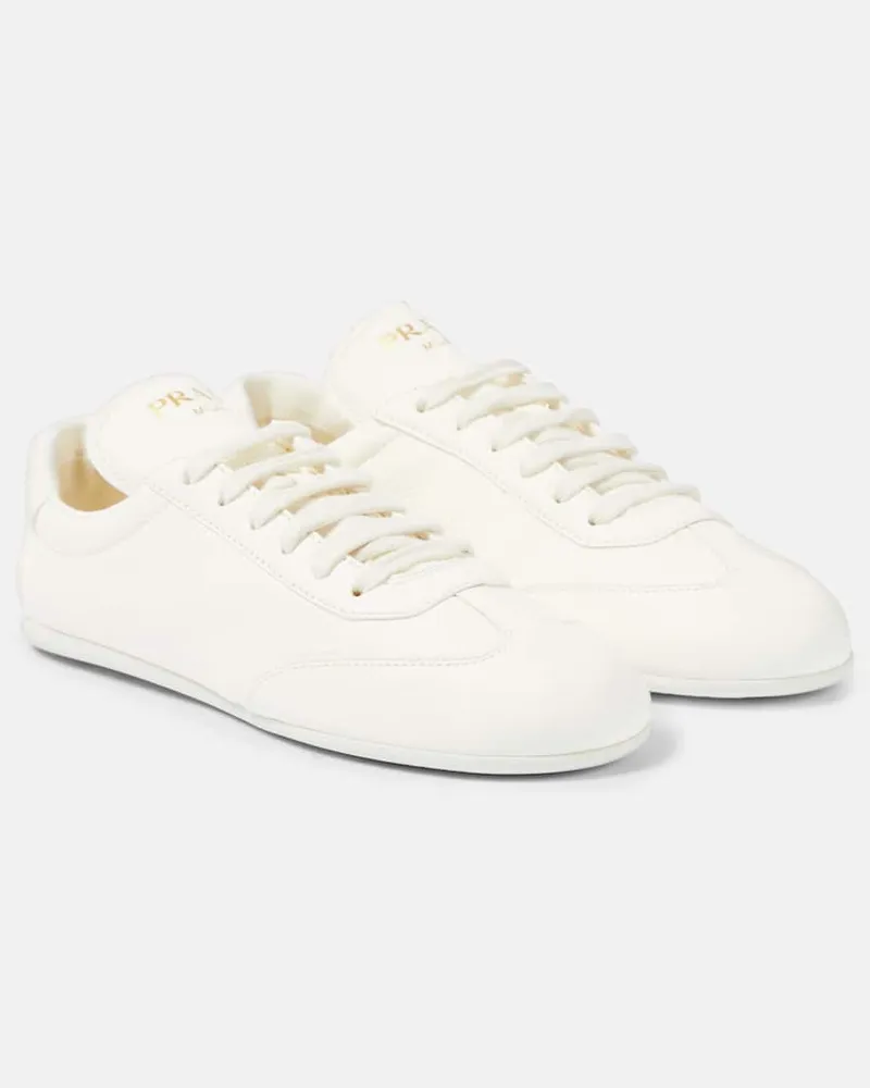 Prada Sneakers aus Leder Weiß
