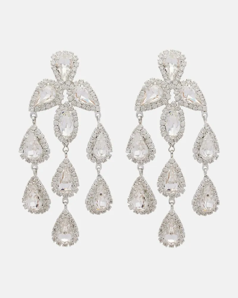 Magda Butrym Ohrringe mit Kristallen Silber