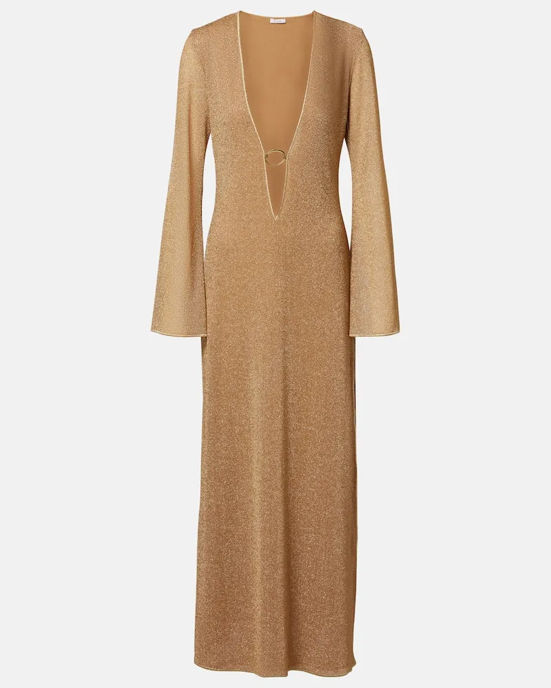 Oséree Oséree Maxikleid Gold