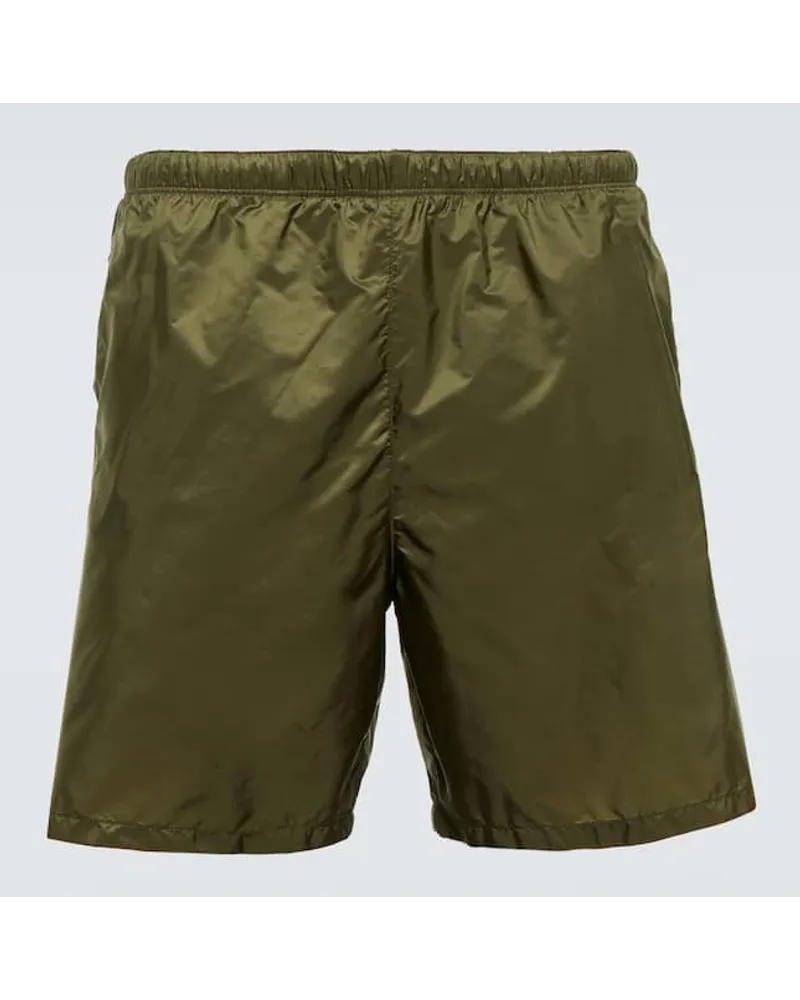 Prada Badeshorts Gruen