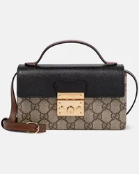 Gucci Schultertasche Padlock GG Mini Beige