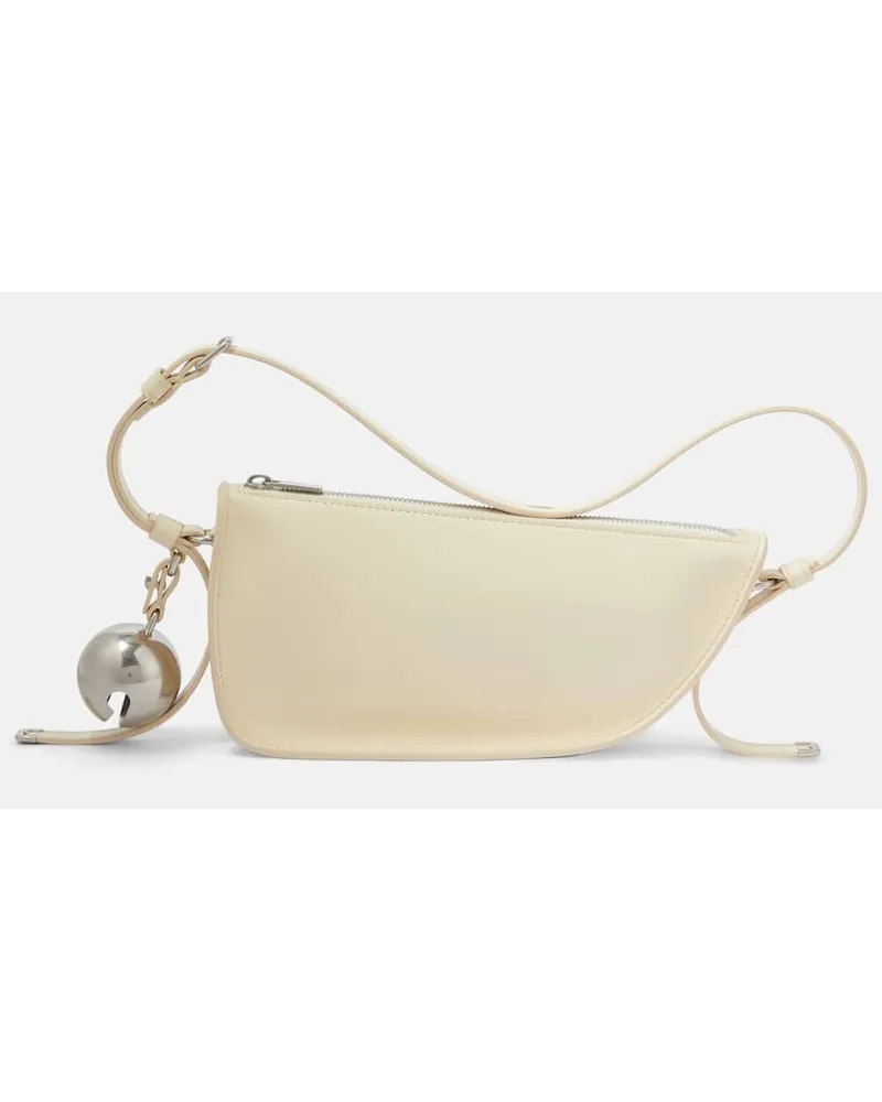 Burberry Schultertasche Shield Mini aus Leder Nude