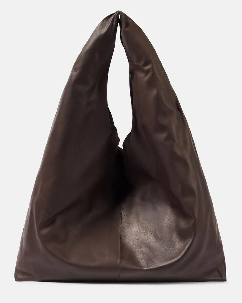 The Row Schultertasche New Bindle aus Leder Braun