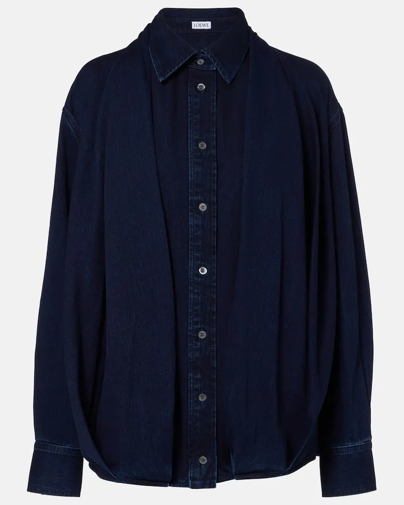Loewe Jeanshemd Blau