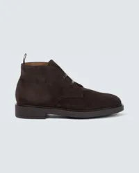 Gianvito Rossi Desert Boots Cohen aus Veloursleder Braun