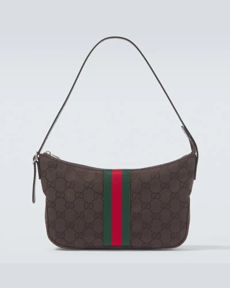 Gucci Crossbody Bag Lunetta Small GG aus Canvas Multicolor