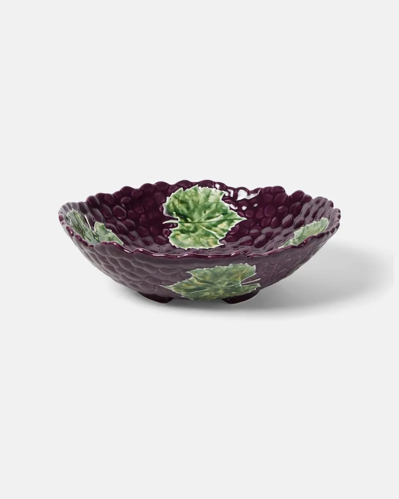 Bordallo Pinheiro Salatschüssel Grapes Violett