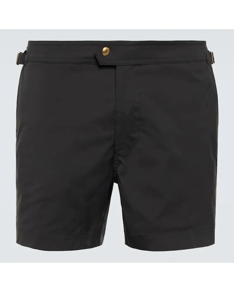 Tom Ford Badeshorts Schwarz