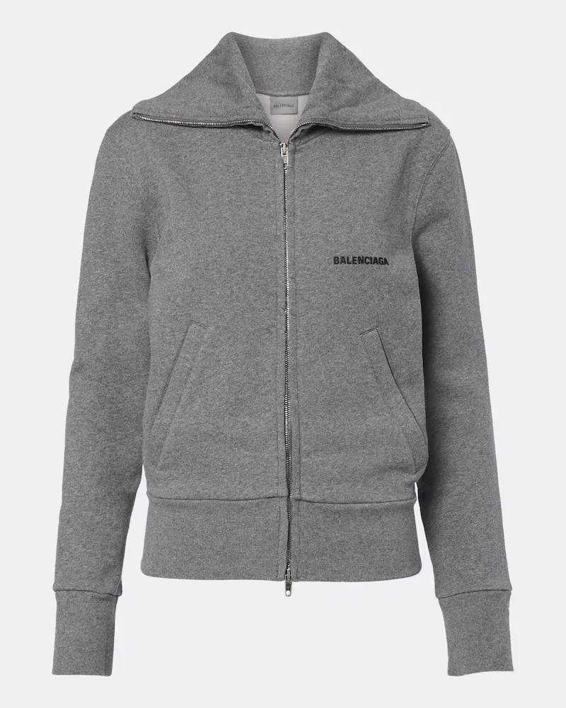 Balenciaga Sweatshirt aus Baumwolle Grau