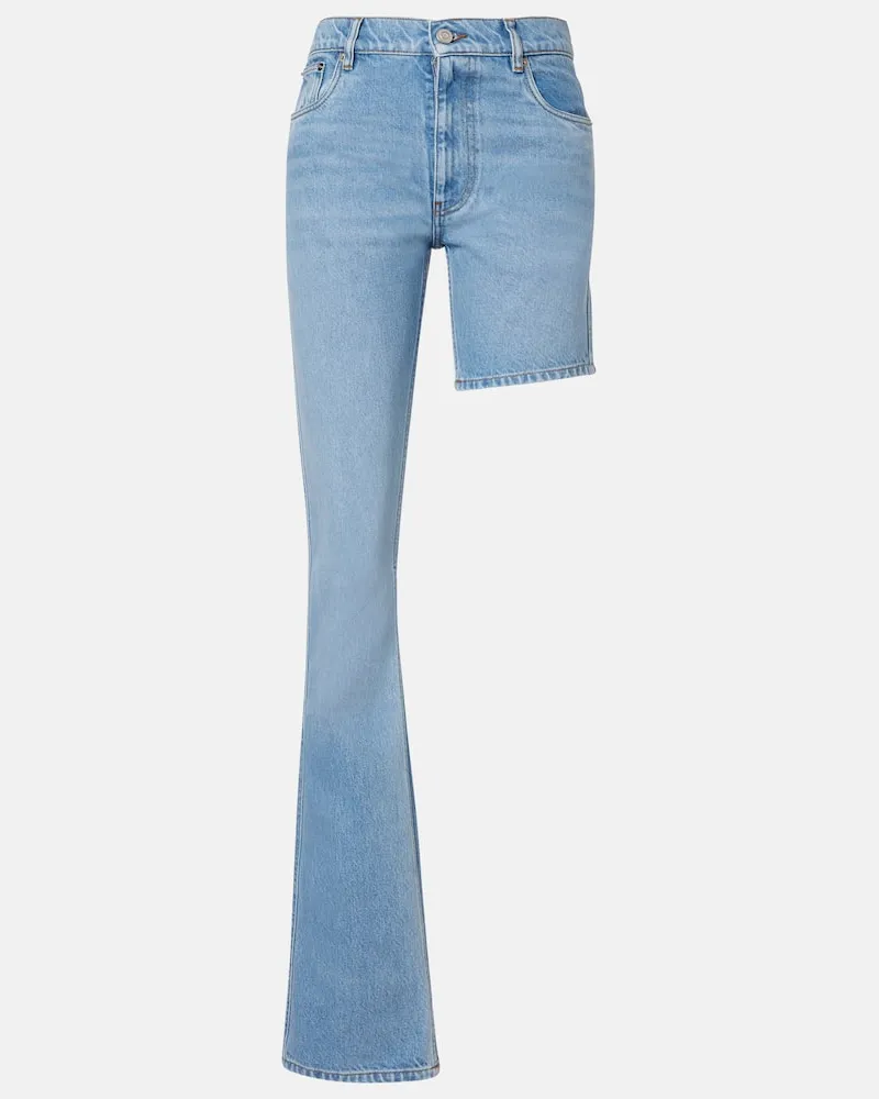 COPERNI Wide-Leg Jeans One-Leg Boyfriend Blau