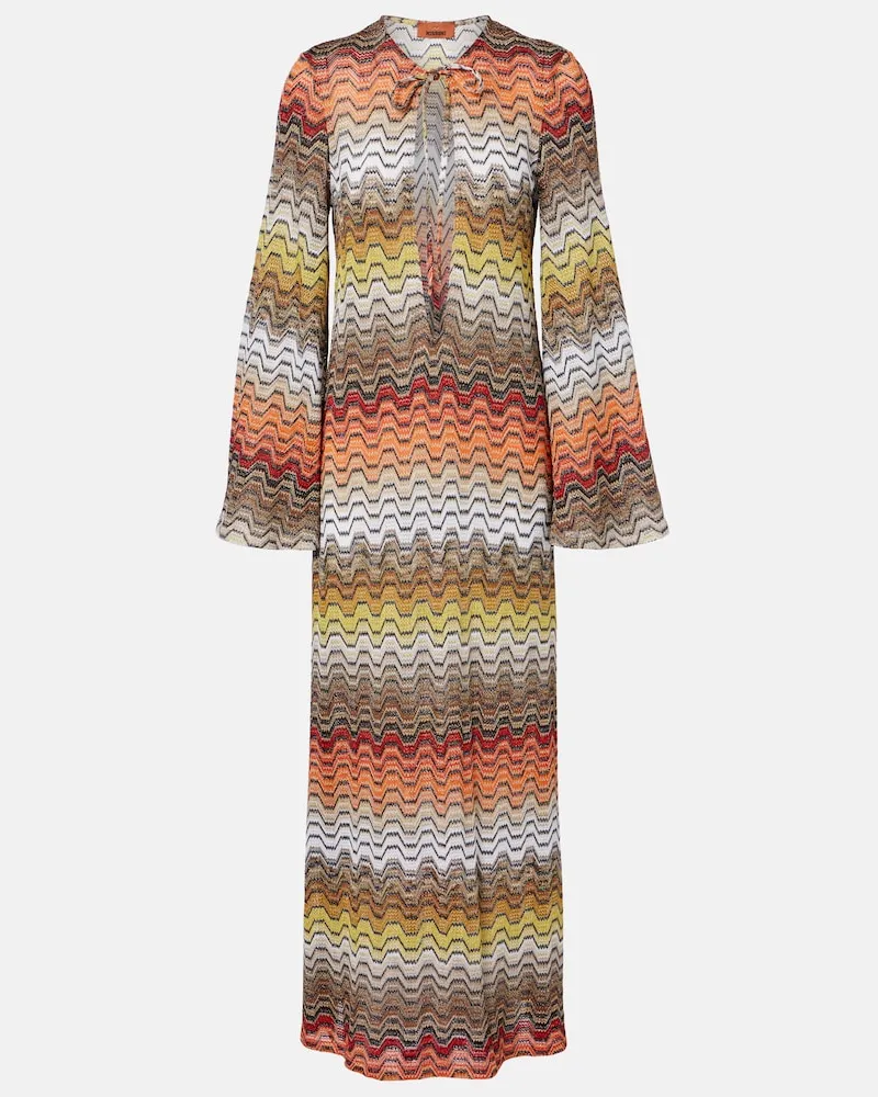 Missoni Kaftan aus Häkelstrick Multicolor
