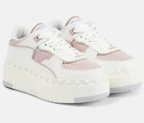 Plateau-Sneakers Freedots XL aus Leder
