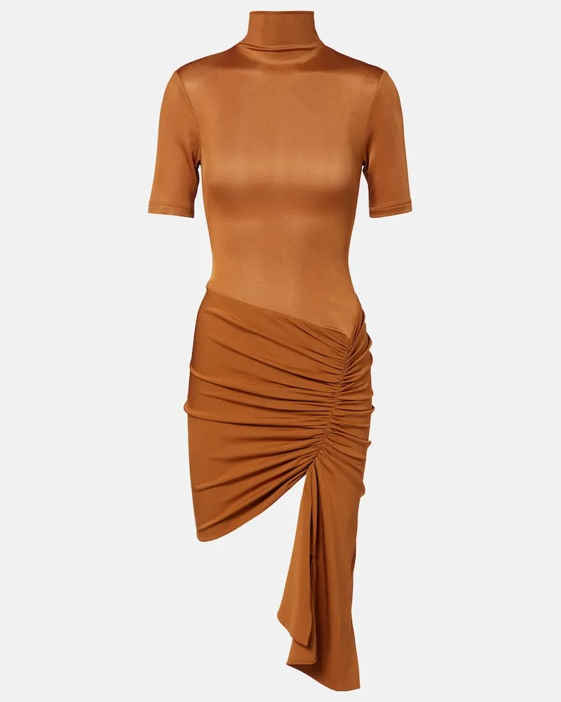 Christopher Esber Minikleid Fusion Braun