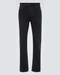 The Row Straight Jeans Carlisle Schwarz