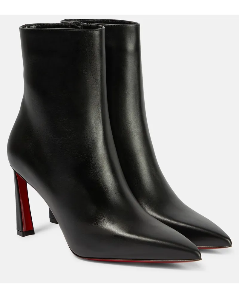 Christian Louboutin Ankle Boots Condora 85 aus Leder Schwarz