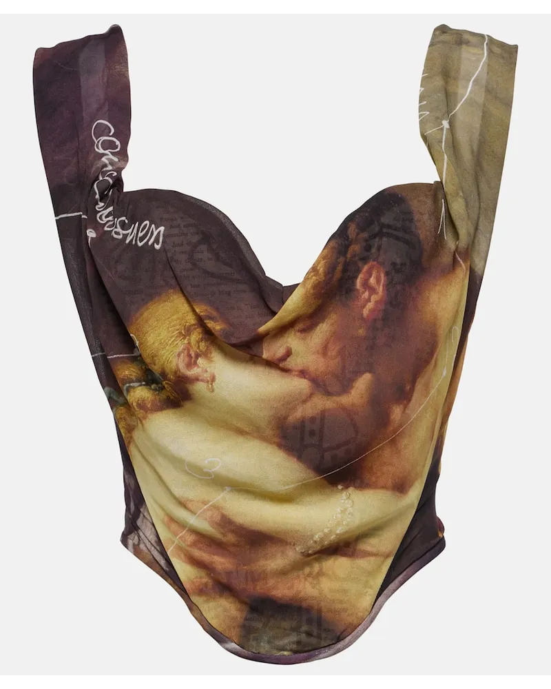 Vivienne Westwood Bustier-Top The Kiss Sunday Multicolor