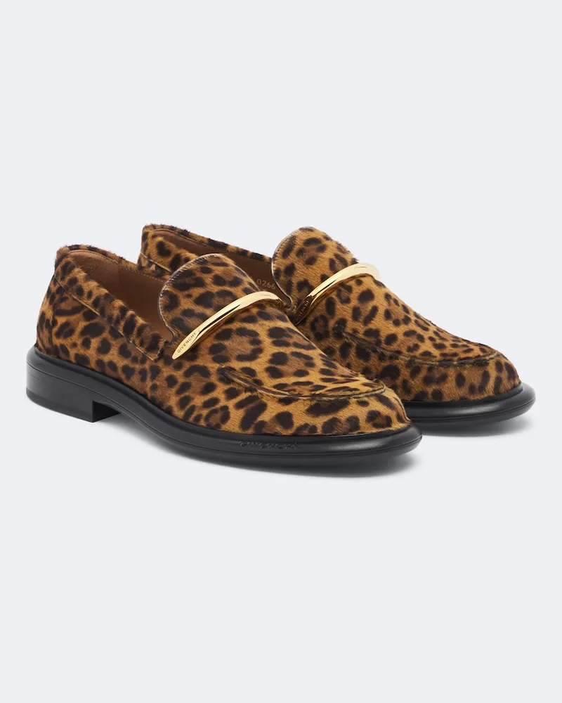 Givenchy Loafers Pinch aus Kalbshaar Braun