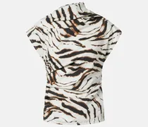 Bedrucktes Top aus Jersey