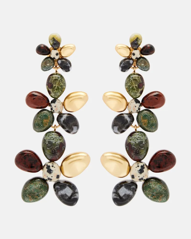 Zimmermann Ohrringe Norma, 16kt vergoldet Multicolor