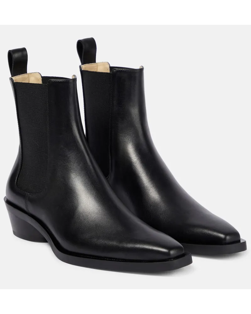 Proenza Schouler Ankle Boots Bronco aus Leder Schwarz