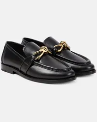 Bottega Veneta Loafers Astaire aus Leder Schwarz