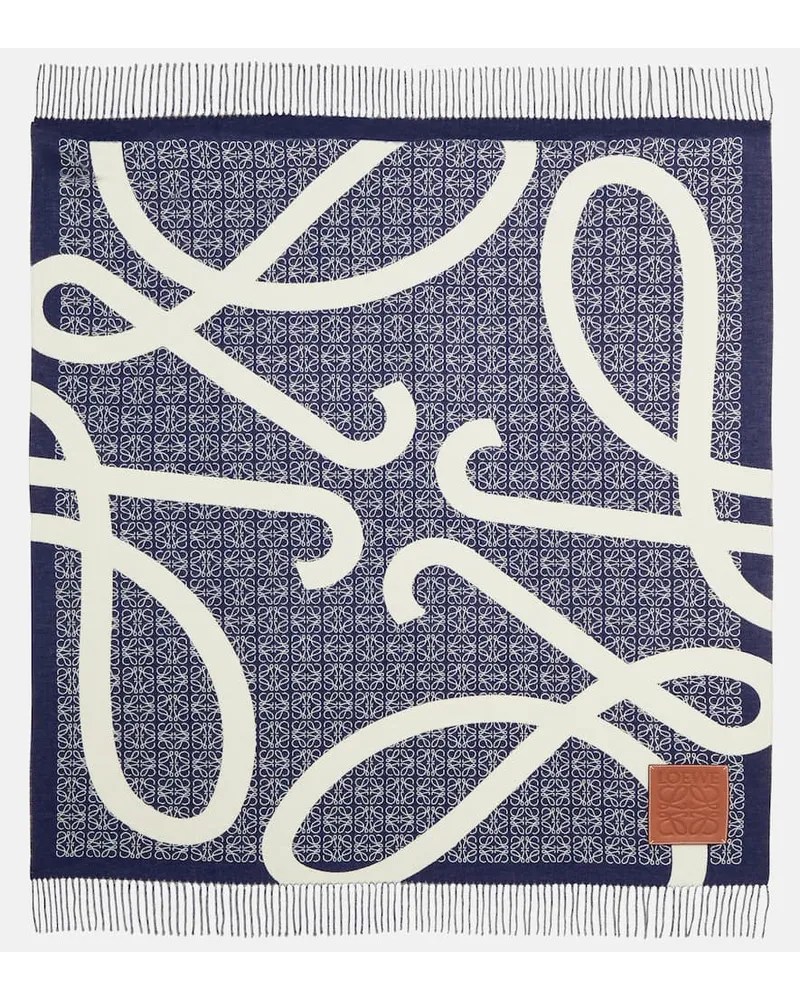 Decke Anagram aus Wolle