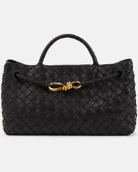 Bottega Veneta Tote Andiamo Small aus Leder Schwarz