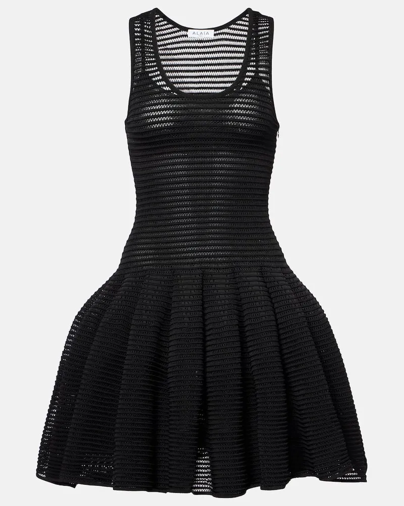 Alaïa Alaïa Minikleid Crinoline Schwarz