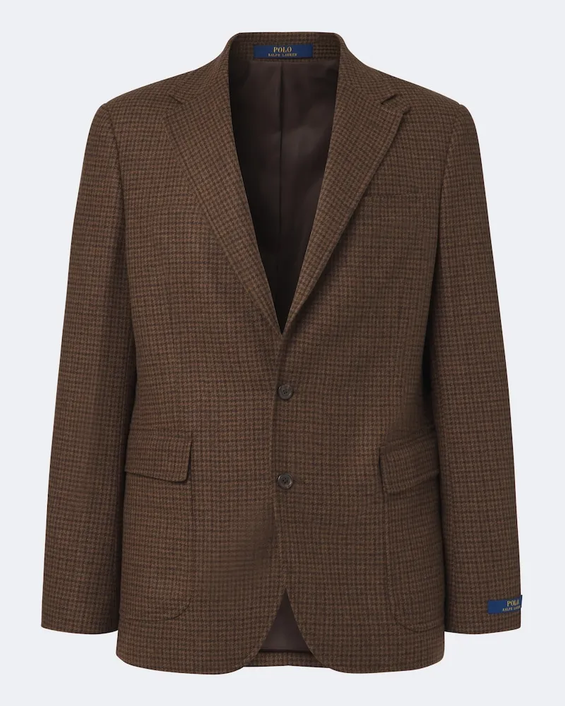 Ralph Lauren Blazer aus einem Wollgemisch Braun