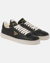 Prada Sneakers aus Leder Schwarz