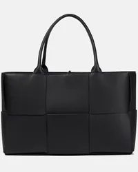 Bottega Veneta Tote Arco Medium aus Leder Schwarz