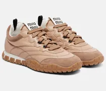 Sneakers mit Veloursleder