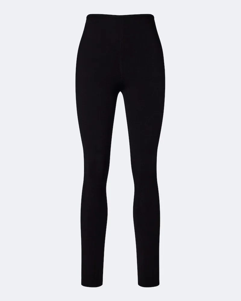 Balmain Leggings aus Jersey Schwarz