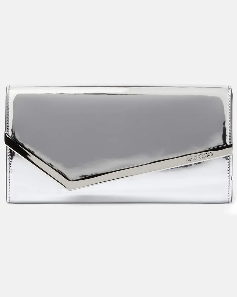 Jimmy Choo Clutch Emmie Silber