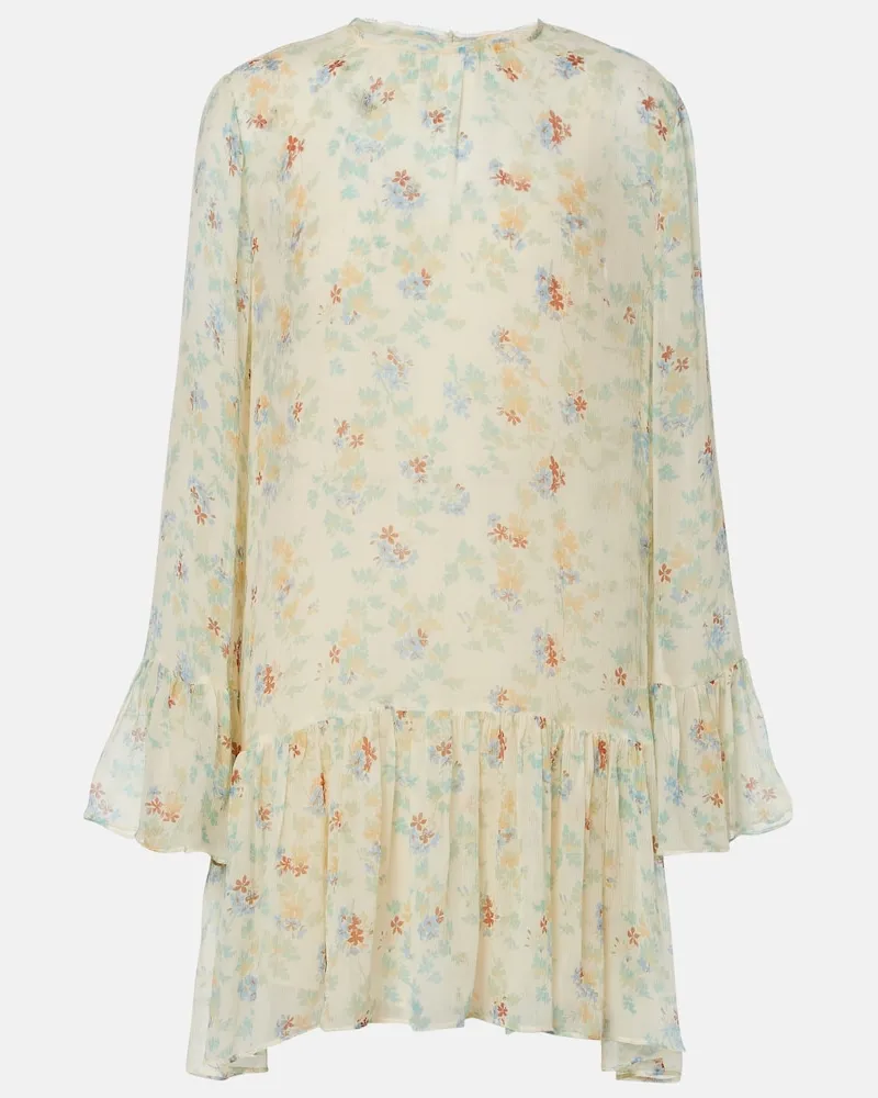 Ulla Johnson Minikleid Emmeline aus Seidenchiffon Multicolor