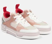 Verzierte Sneakers aus Leder