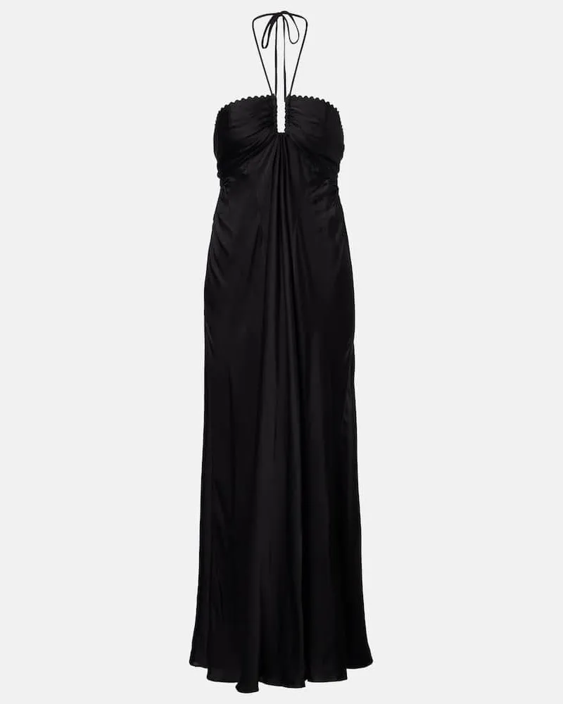 Poupette St Barth Maxikleid Schwarz