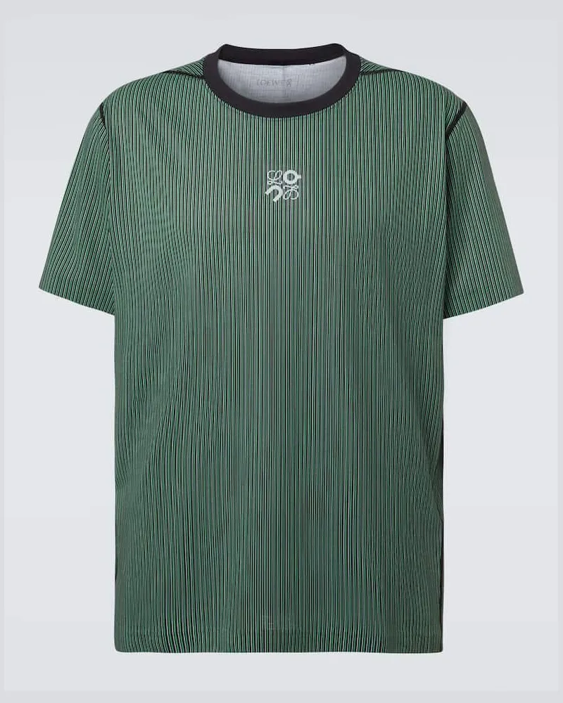 Loewe X On T-Shirt aus Jersey Grün