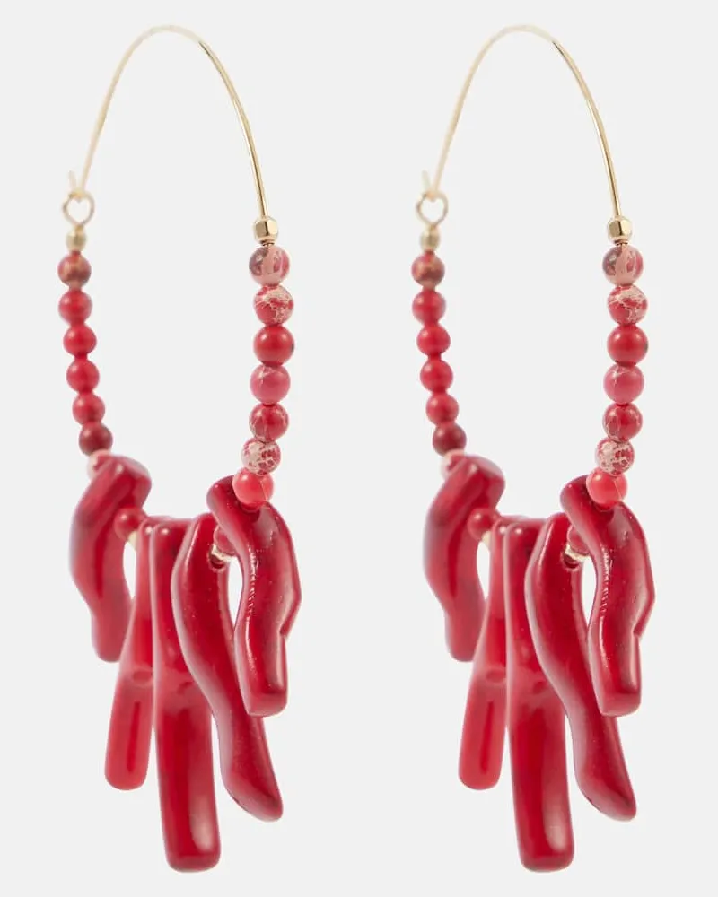 Isabel Marant Ohrringe Jolana Rot