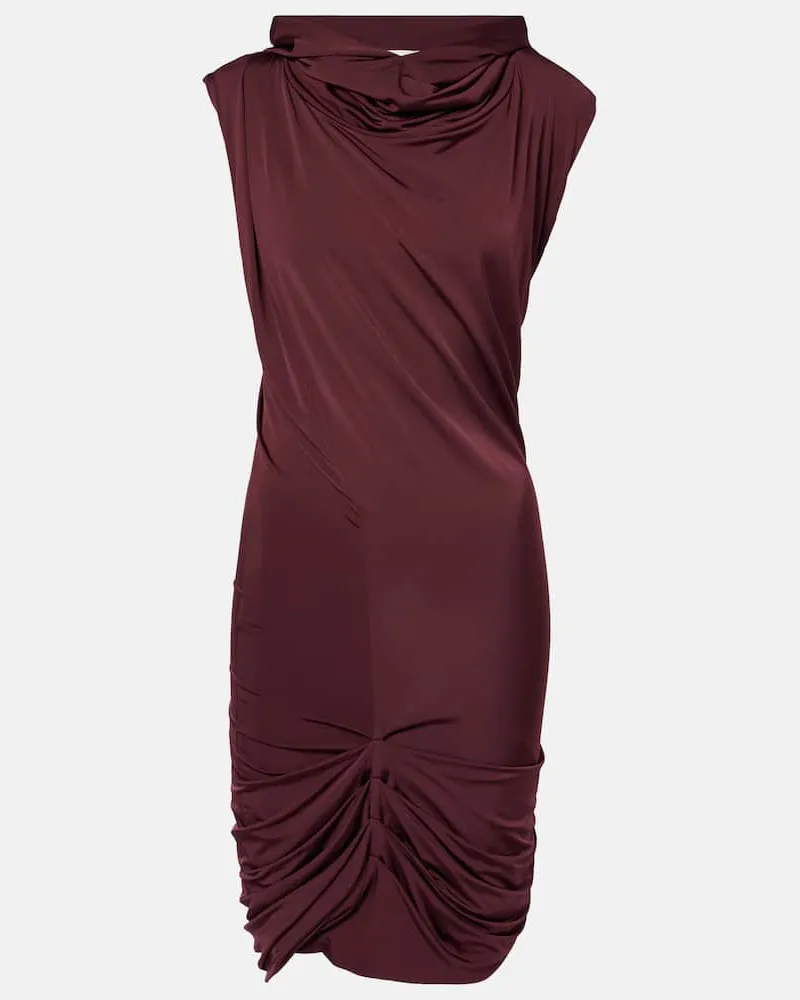 Magda Butrym Minikleid Burgunderrot