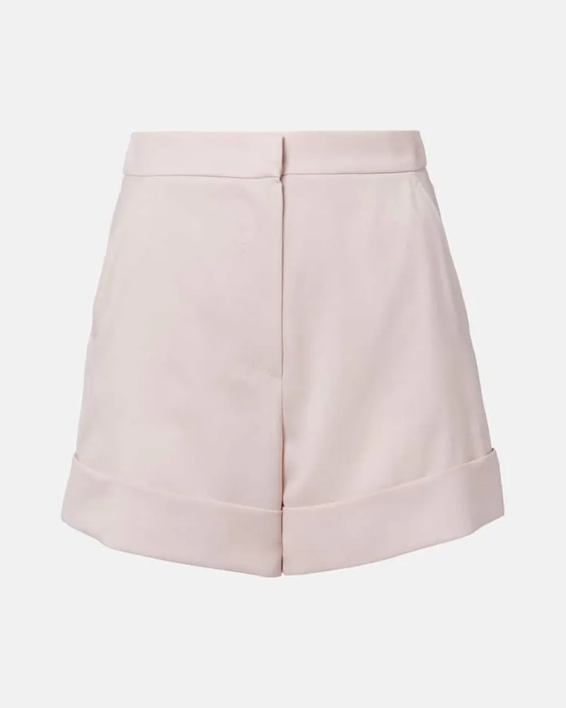 Max Mara Shorts Celebre aus einem Wollgemisch Rosa