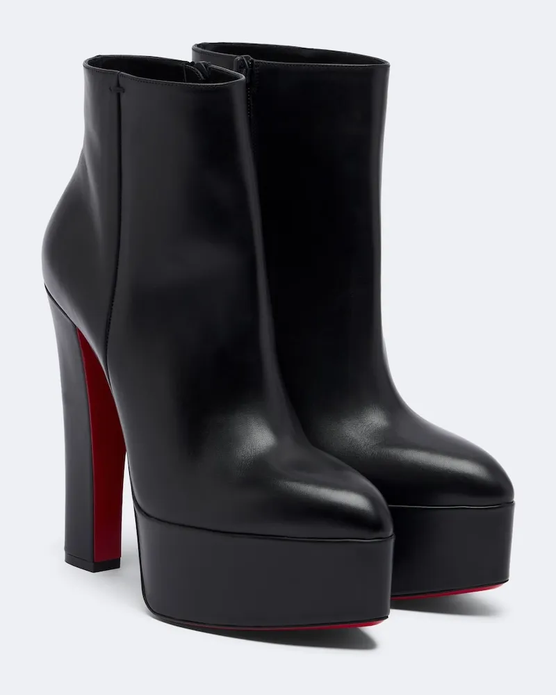 Christian Louboutin Ankle Boots Jenna aus Leder Schwarz