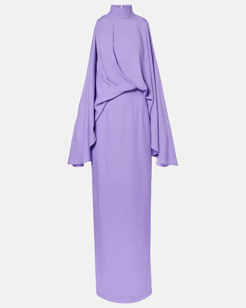 Taller Marmo Robe Bacall aus Satin Violett