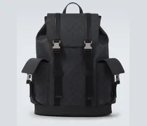 Rucksack GG aus Canvas mit Leder